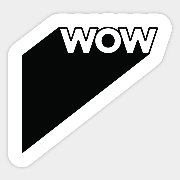 Wow Sticker by Seamed Fit